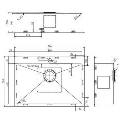 Мойка кухонная ZorG ZRN 5070 Premium PVD Gunblack