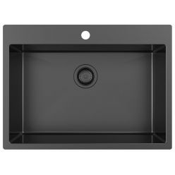 Мойка кухонная ZorG ZRN 5070 Premium PVD Gunblack