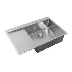 Мойка кухонная из нержавеющей стали ARFEKA AF 780*505 R SATIN NANO