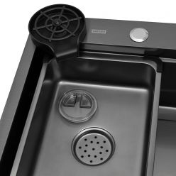 Мойка кухонная ARFEKA AF 750*460 BLACK PVD NANO