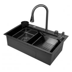 Мойка кухонная ARFEKA AF 750*460 BLACK PVD NANO