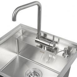 Мойка кухонная из нержавеющей стали ARFEKA ECO AR 520*490 SATIN NANO