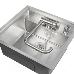 Мойка кухонная из нержавеющей стали ARFEKA ECO AR 520*490 SATIN NANO