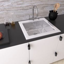 Мойка кухонная ZorG GS 5553 White
