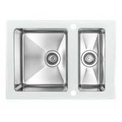 Мойка кухонная ZorG GS 6750-2 White