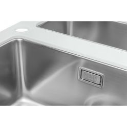 Мойка кухонная ZorG GS 6750-2 White