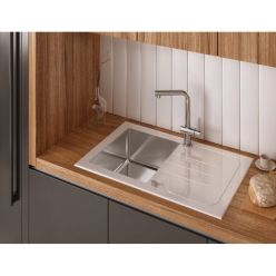 Мойка кухонная ZorG GS 7850 White