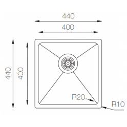 Мойка кухонная ZorG ZRE 4444