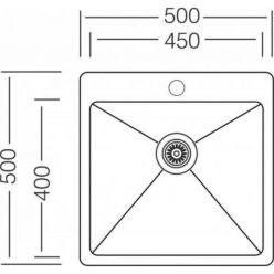 Мойка кухонная ZorG ZRE 5050