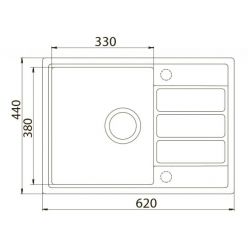 Мойка кухонная ZorG ECO-2 Песочный