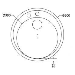 Мойка кухонная ZorG Fresco 45 белый камень