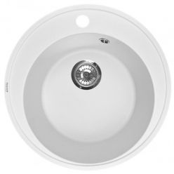 Мойка кухонная ZorG Fresco 45 белый камень