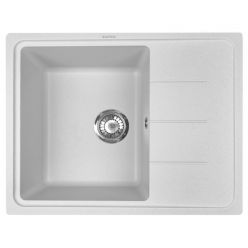 Мойка кухонная ZorG Torino 62 белый камень