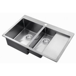 Мойка кухонная Aquasanita Steel LUNA 151N-L 78x50