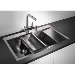 Мойка кухонная Omoikiri Akisame 78-2-IN-L 78x51 нержавеющая сталь