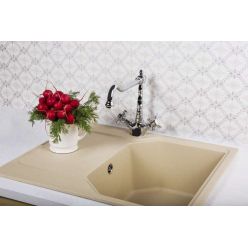 Мойка кухонная Omoikiri Yonaka 61-BЕ 61,5x51 ваниль