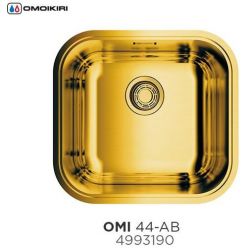 Мойка кухонная Omoikiri Omi 44-AB 44,5x41,5 латунь