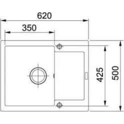 Мойка кухонная FRANKE MRG 611С 62x50 сахара