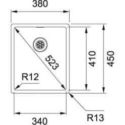 Мойка кухонная FRANKE BOX BXX 210/110–34
