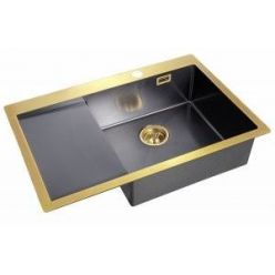 Мойка кухонная Zorg INOX PVD 7851 R 78x51 GRAFIT/ BRONZE