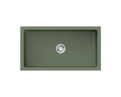 Кухонная мойка из керамики Omoikiri Mikura 83-OL Natceramic/olive