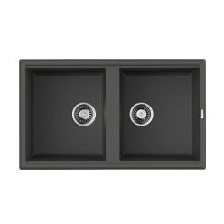 Кухонная мойка Omoikiri Tedori 86-2-PL Tetogranit/платина