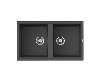 Кухонная мойка Omoikiri Tedori 86-2-PL Tetogranit/платина