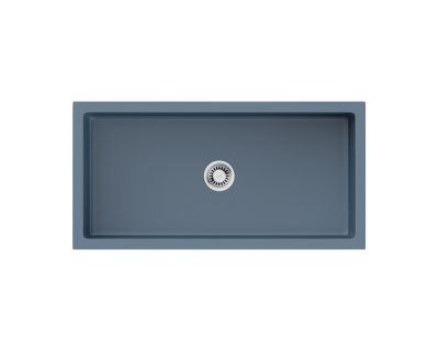 Кухонная мойка из керамики Omoikiri Mikura 91-SB Natceramic/smoky blue