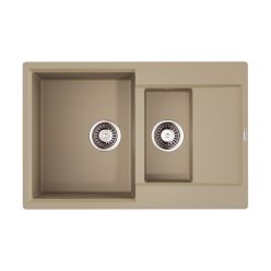 Кухонная мойка Omoikiri Daisen 78-2T CH Tetogranit/шампань