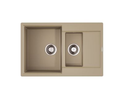 Кухонная мойка Omoikiri Daisen 78-2T CH Tetogranit/шампань
