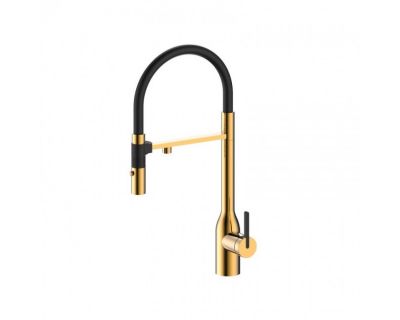 Смеситель PAULMARK MAGNETO ONE Ma213188-BG, (золото/брашированное золото)