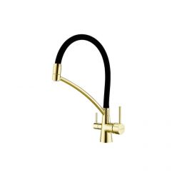 Смеситель PAULMARK SIEGEN Si213111-SBG (золото/ светлое брашированное золото)