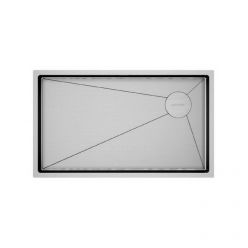 Кухонная мойка PAULMARK NEXT-SKEW 740 PM887444-BS