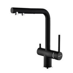 Смеситель PAULMARK SERPENTINE Se213222-401, (черный/антрацит)