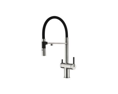 Смеситель PAULMARK GRAVITY Gr213888-BS (стальной/нержавеющая сталь)