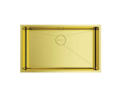 Кухонная мойка из нержавейки Omoikiri Taki 74-U/IF-LG светлое золото