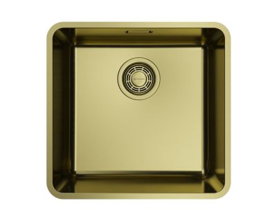 Кухонная мойка из нержавейки Omoikiri Omi 43-U/I-LG Ultra светлое золото