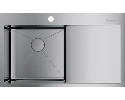 Кухонная мойка из нержавейки Omoikiri Akisame 86-IN-L нержавеющая сталь