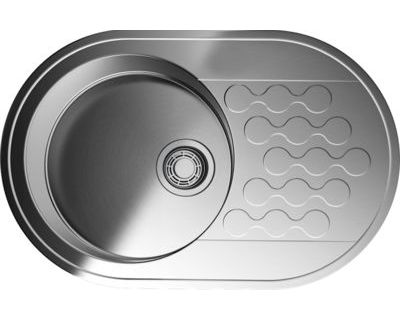 Кухонная мойка из нержавейки Omoikiri Kasumigaura 77-IN нержавеющая сталь