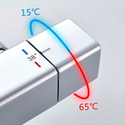 Душевая стойка с термостатом Ledeme L2424