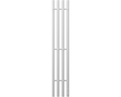 Полотенцесушитель электрический Terminus Стойка Quatro (круглое сечение) 220х1200 белый