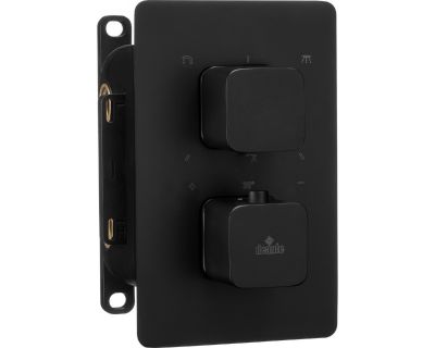 Смеситель встраиваемый Deante Box Nero BXY_NECT (внешняя часть) черный
