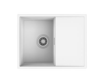 Кухонная мойка Omoikiri Yoru 64 Side-WH Artgranit/белый