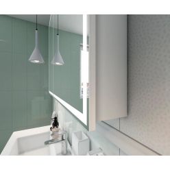 Шкаф с зеркалом Континент Allure LED 80x80 с подсветкой и датчиком движения