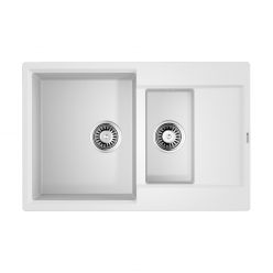 Кухонная мойка Omoikiri Daisen 78-2T WH Tetogranit/белый