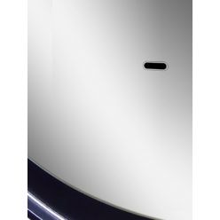 Зеркало КОНТИНЕНТ Planet Black LED D1000 ореольная холодная подсветка и Б/К сенсор