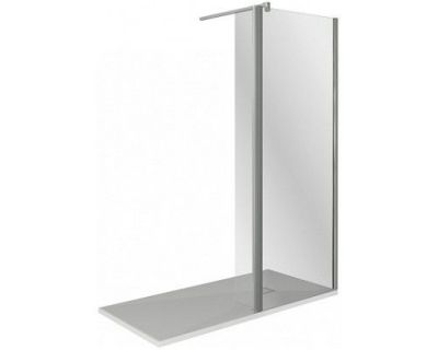 Душевой уголок Good Door Walk In SP2-80-C-CH, 80 + 28 см, стекло прозрачное, профиль хром, ВИ00024