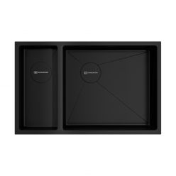 Кухонная мойка из нержавейки Omoikiri Taki 69-2-U/IF-GB-R Side графит