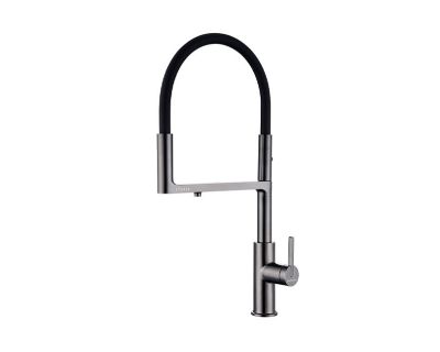 Смеситель PAULMARK TORNADO To213402-GB, (черный/глянцевый черный)