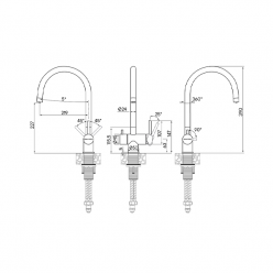 Смеситель PAULMARK HOLSTEIN Ho212065-BR, (бронза)